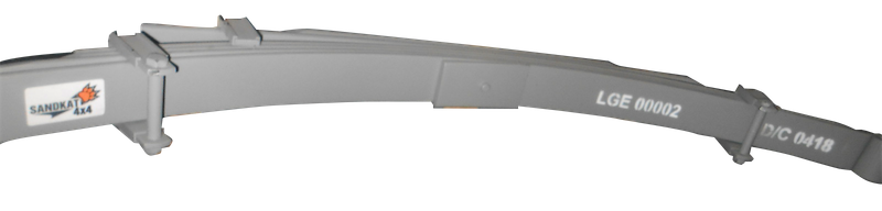 Paquet de lames renforcé Sandkat4x4 - Rehausse +5 à 7cm - +300kg - Arrière - Isuzu D-Max