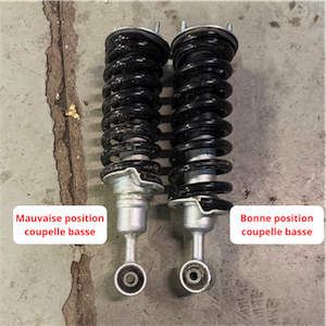 Sandkat4X4 Kit Suspension Sandkat4x4 - Rehausse env. 5 cm - Pickup Nissan Navara D40 Diesel - Charge +70kg/+500kg