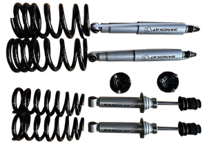 Sandkat4X4 Kit Suspension Sandkat4x4 - Rehausse env. 5 cm - Mitsubishi Pajero Court Essence 2000+ - Charge +45kg/+150kg