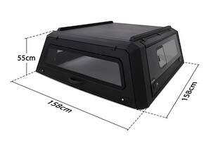 Sandkat4X4 Hardtop en acier inoxydable - Cabine vitrée - Vitres latérales coulissantes Toyota Hilux 2015 +