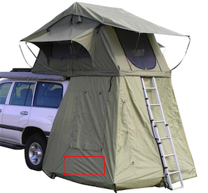 Sandkat4X4 J&Max by Sandkat4x4 - Annexe pour tente EASY - Couleur sable