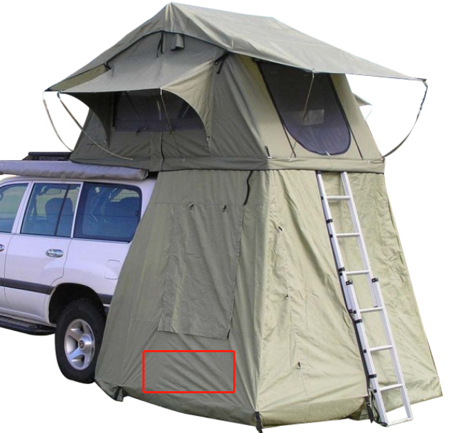 J&Max by Sandkat4x4 - Annexe pour tente EASY - Couleur sable