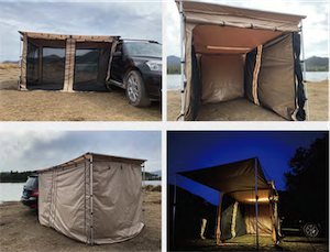 Sandkat4X4 J&Max by Sandkat4x4 - Annexe pour auvent AT250200 - Couleur sable