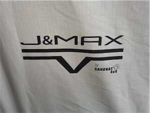 Sandkat4X4 J&Max by Sandkat4x4 - JUNGLE - Tente de toit coque rigide en ABS- ouverture popup vertical et tissu couleur gris clair - 2/3 personnes