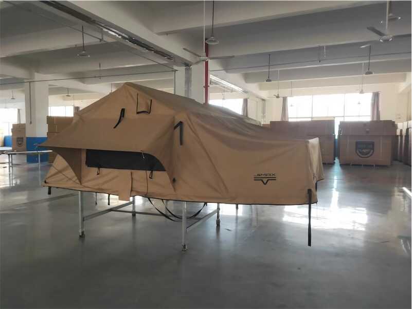 J&Max by Sandkat4x4 - SUNSET - Tente de toit portefeuille couleur sable - 3/4personnes