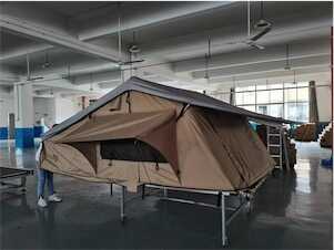 Sandkat4X4 J&Max by Sandkat4x4 - SUNSET - Tente de toit portefeuille couleur sable - 3/4personnes