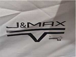 Sandkat4X4 J&Max by Sandkat4x4 - EASY - Tente de toit portefeuille grise - 2 personnes