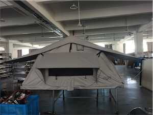 Sandkat4X4 J&Max by Sandkat4x4 - EASY - Tente de toit portefeuille grise - 2 personnes