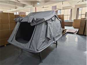 Sandkat4X4 J&Max by Sandkat4x4 - EASY - Tente de toit portefeuille grise - 2 personnes