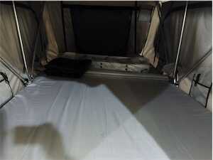 Sandkat4X4 J&Max by Sandkat4x4 - EASY - Tente de toit portefeuille grise - 2 personnes