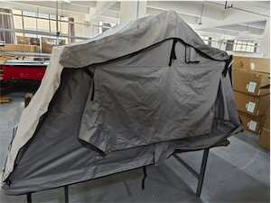 Sandkat4X4 J&Max by Sandkat4x4 - EASY - Tente de toit portefeuille grise - 2 personnes