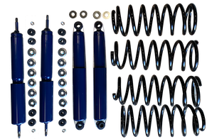 Kit Suspension Dark Blue Sandkat4x4 - Rehausse env. 7 cm - Nissan Patrol Y61 long - Charge +45kg/+100kg