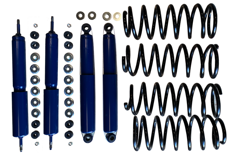 Kit Suspension Sandkat4x4 Dark Blue - Rehausse 5 à 7 cm selon charge - Nissan Patrol Y60 long