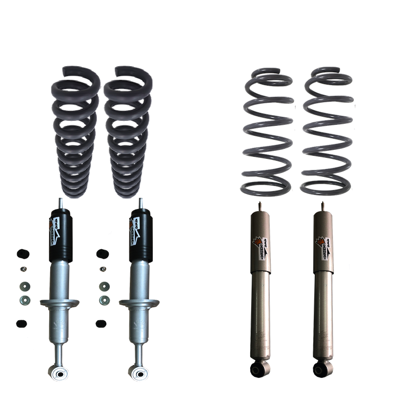 Kit Suspension Sandkat4x4 - Rehausse env. 5 cm - Toyota Prado 120 long - Charge +55kg/+100kg