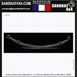 Paquet de lames renforcé Sandkat4x4 - Rehausse +5 à 7cm - +300kg - Arrière - Ford Ranger T6/ T7 & Mazda BT50 10/2011+