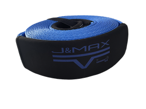 Sandkat4X4 Sangle de récupération Polyester 11 tonnes 9 mètres 75mm - J&Max by Sandkat4x4