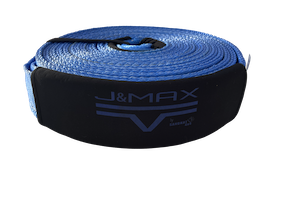 Sandkat4X4 Sangle de récupération Polyester 20 tonnes 9 mètres 75mm - J&Max by Sandkat4x4