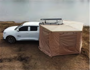 Sandkat4X4 J&Max by Sandkat4x4 - Annexe pour Auvent 270° - Couleur sable