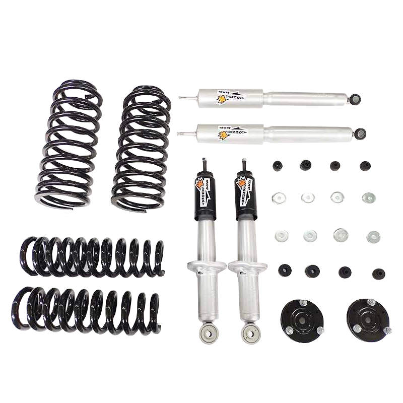 Kit Suspension Sandkat4x4 - Rehausse env. 5 cm - Toyota Prado 90 court - Charge +110kg/+100kg