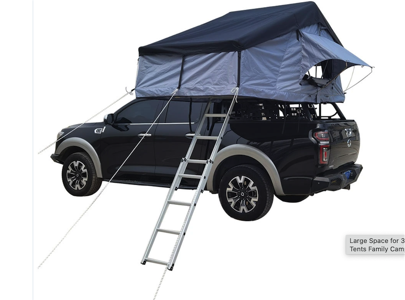 Sandkat4x4 - SKYDOME - Tente de toit portefeuille 160x240 - 3-4 personnes