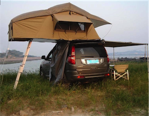 Sandkat4X4 Sandkat4x4 - SKYDOME - Tente de toit portefeuille 160x240 - 3-4 personnes