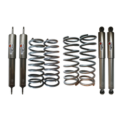 Kit Suspension Sandkat4x4 Big Shocks - Rehausse env. 7 cm - Nissan Patrol Y60 long - Charge +100kg/+300kg