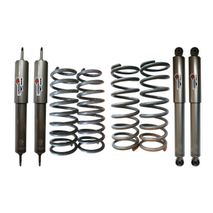 Sandkat4X4 Kit Suspension Sandkat4x4 - Rehausse env. 5 cm - Nissan Patrol Y60 long - Charge +50kg/+100kg- Hydraulique