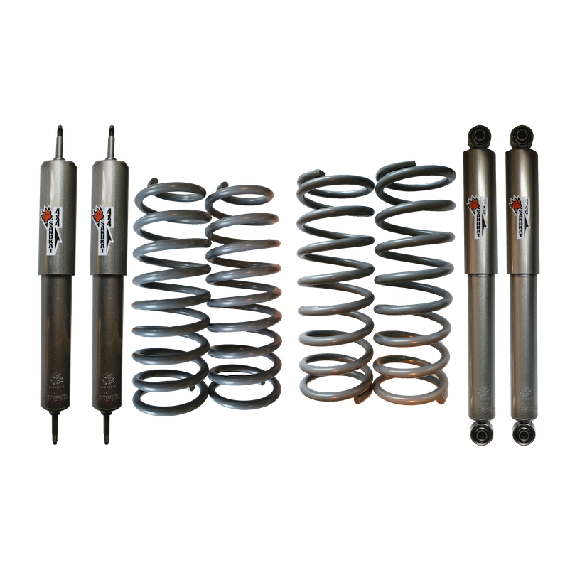 Kit Suspension Sandkat4x4 - Rehausse env. 5 cm - Nissan Patrol Y60 court - Charge +50kg/+100kg