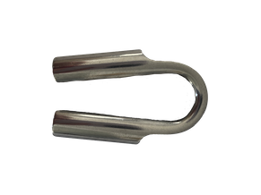 Stainless steel tube thimble for 12mm rope