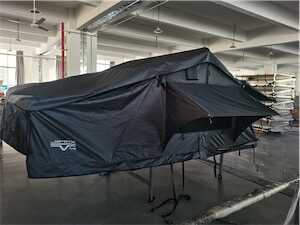 Sandkat4X4 J&Max by Sandkat4x4 - SUNSET - Tente de toit portefeuille couleur grise - 3/4personnes