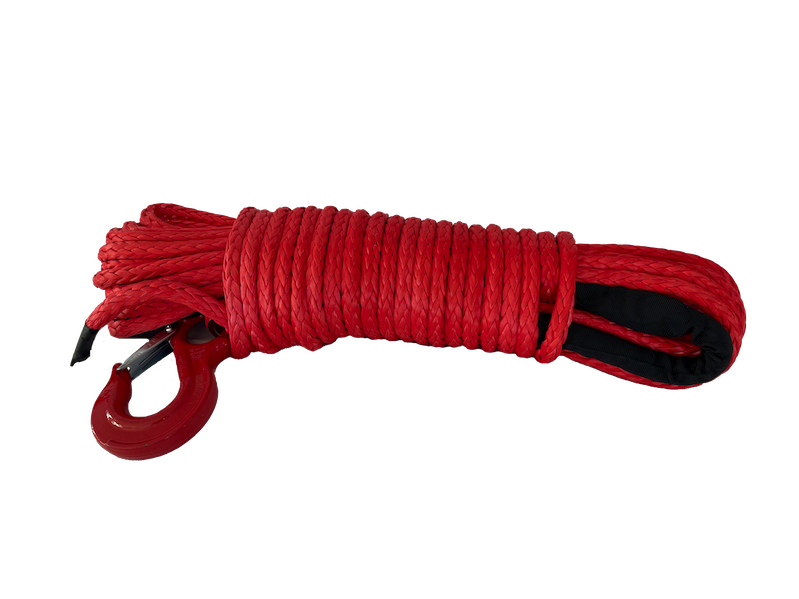 Kit corde UHMWPE pour treuil 12mm 25 mètres - J&Max by Sandkat4x4
